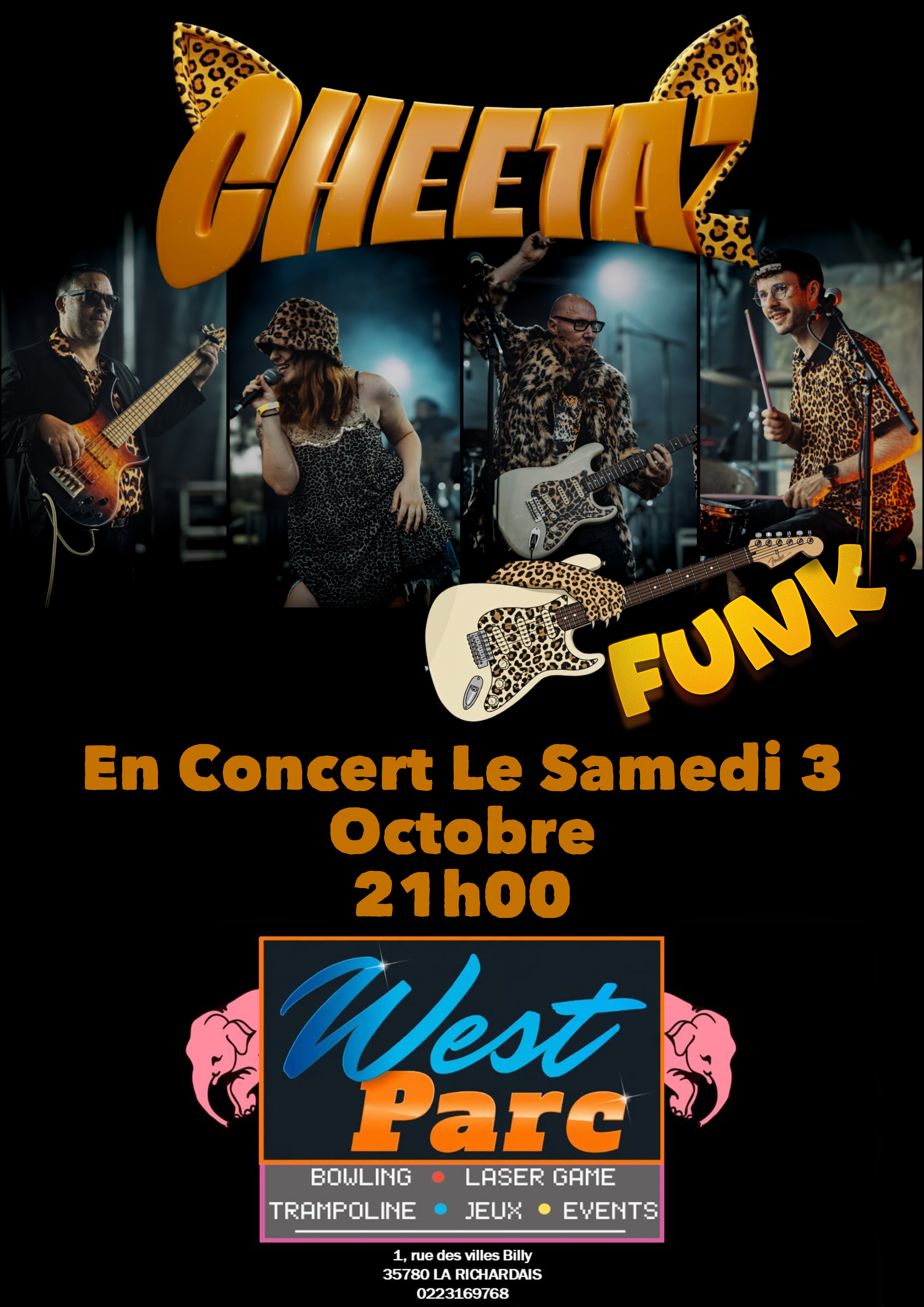 concert avec "CHEETAZ" FUNK 🎶